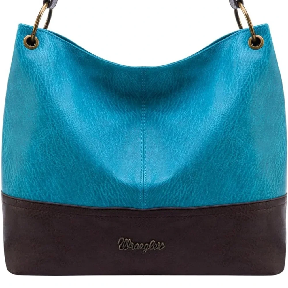 Wrangler vegan leather hobo bag